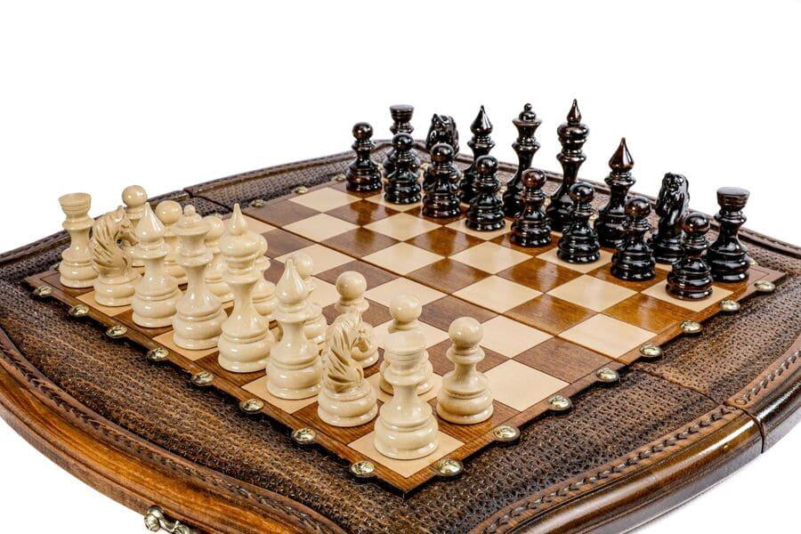 Handmade Chess-backgammon Set - Chess District