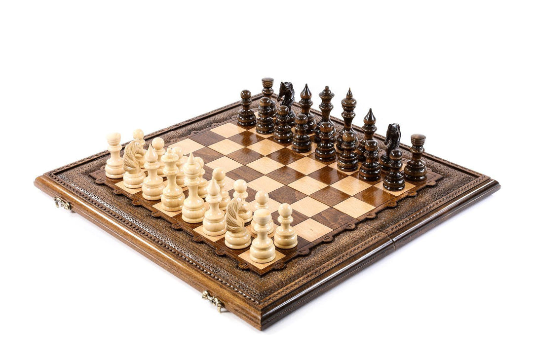 Handmade Wooden Chess Set - Chess District